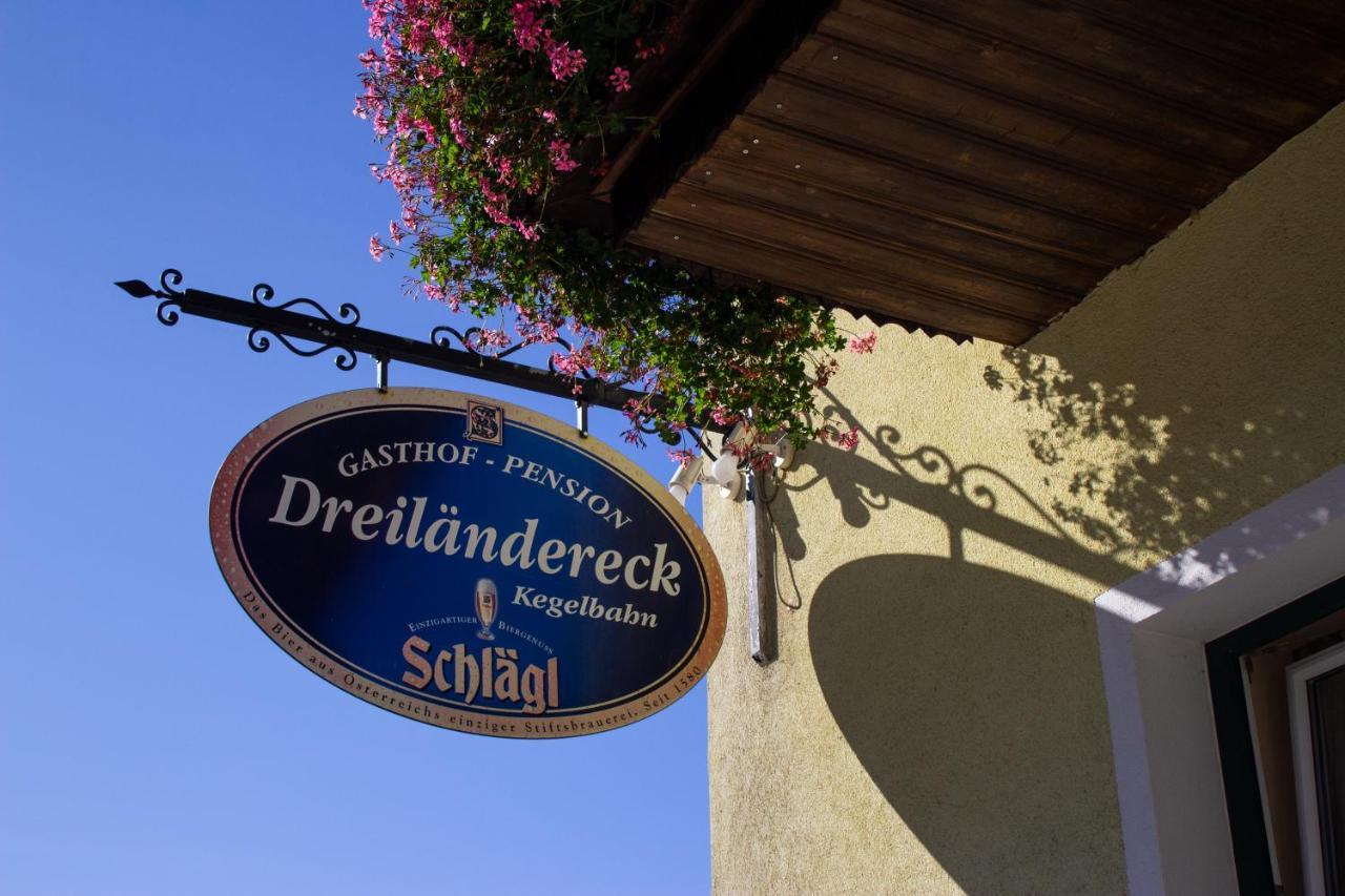 Gasthof Dreilaendereck Schwarzenberg am Bohmerwald Buitenkant foto